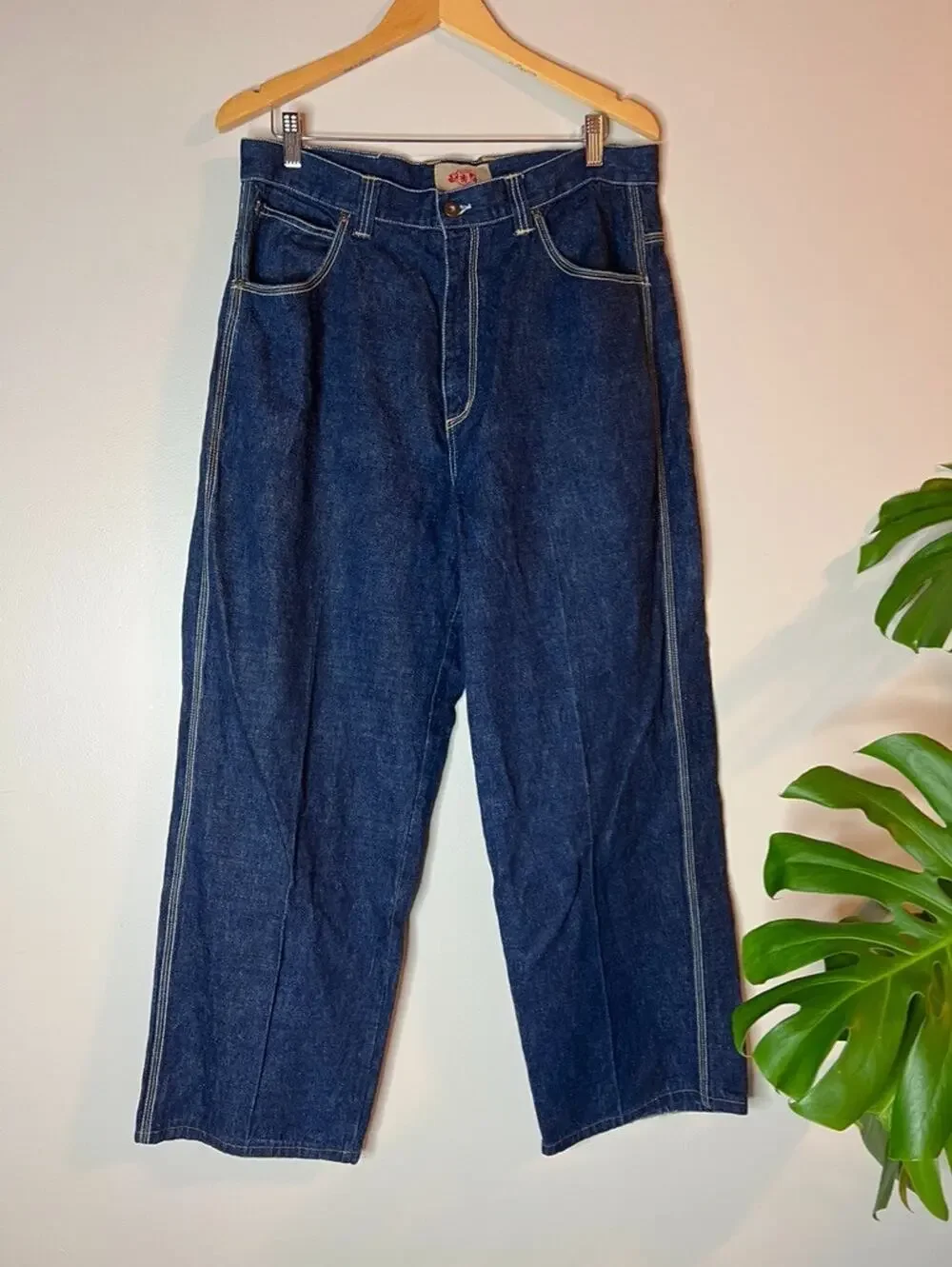 Vintage PJ Mark Jeans Men 34x32 Baggy Loose Fit Y2K Skater Embroidered Cyber
